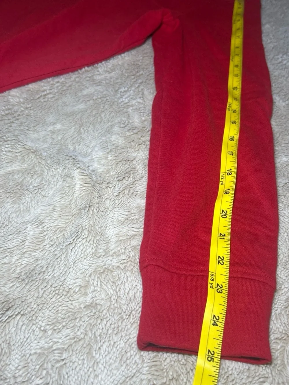 Nautica Men's Bright Red Half-Zip Fleece Pullover